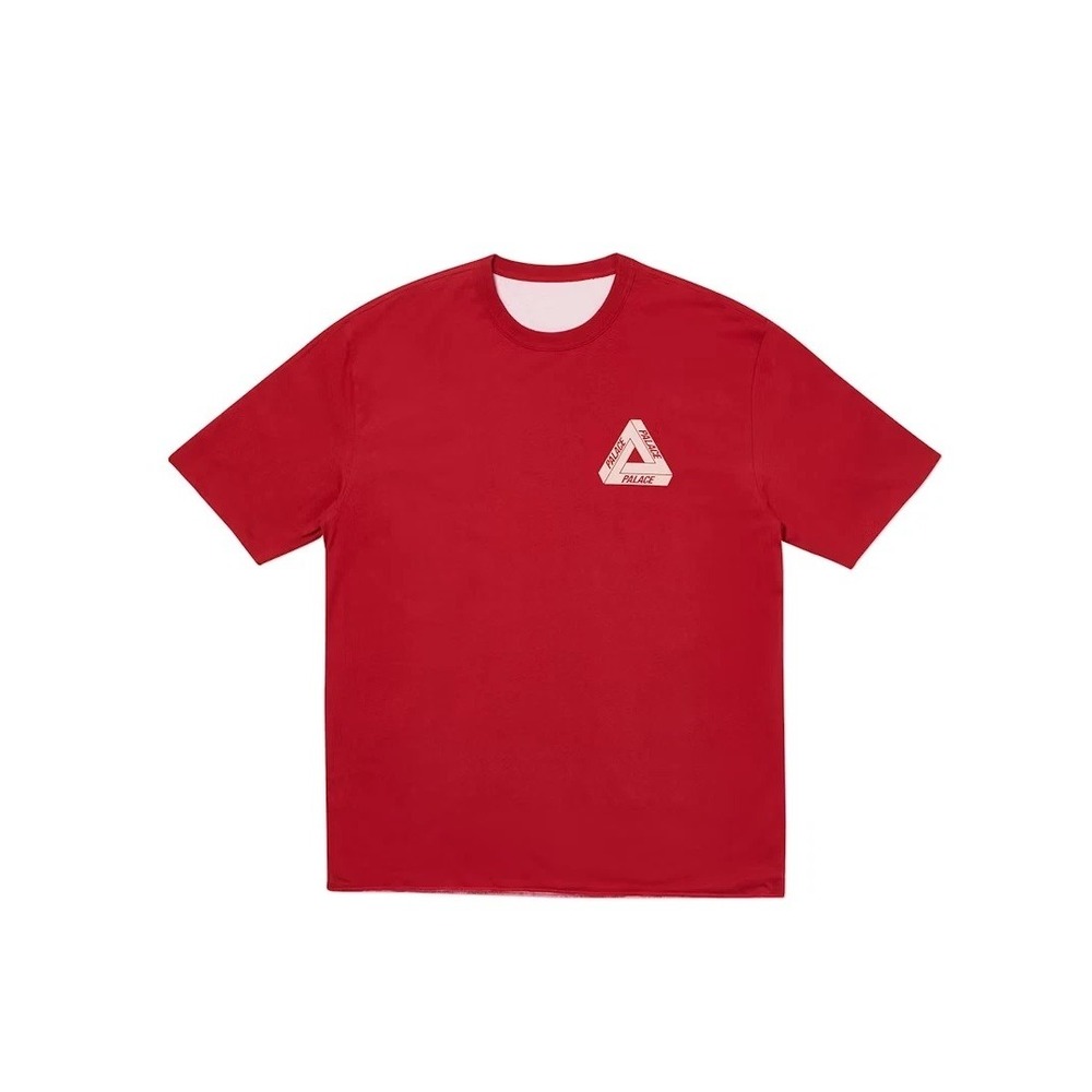 Palace Reverso T-Shirt Men's Red‎ 100% Cotton Short Sleeve Pullover - Medium